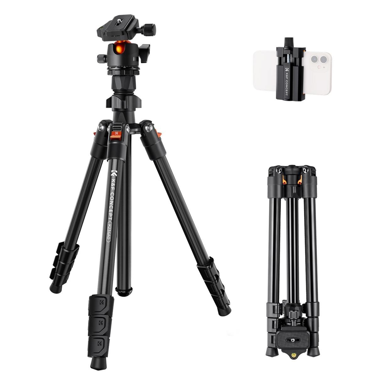 K&F Concept tripod kamera travel vlog portable dslr