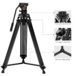 K&F Concept tripod video aluminum professional