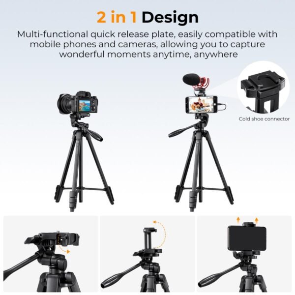 K&F Concept tripod travel ringan