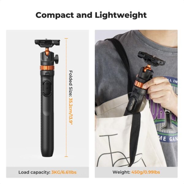 Distributor Lensa dan Aksesoris Fotografi Digital Pratama Retailindo K&F Concept tripod selfie stick bluetooth gopro adapter