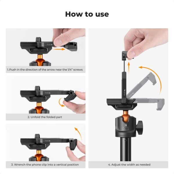 Distributor Lensa dan Aksesoris Fotografi Digital Pratama Retailindo K&F Concept tripod selfie stick bluetooth gopro adapter