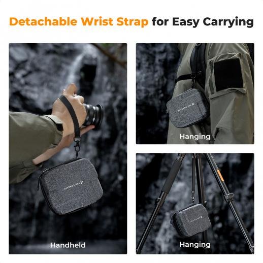 K&F Concept Hard Shell Lens Filter Bag 10 Pockets Holder