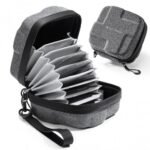 K&F Concept 10 Pockets Hard Shell Lens Filter Bag Up to 82mm