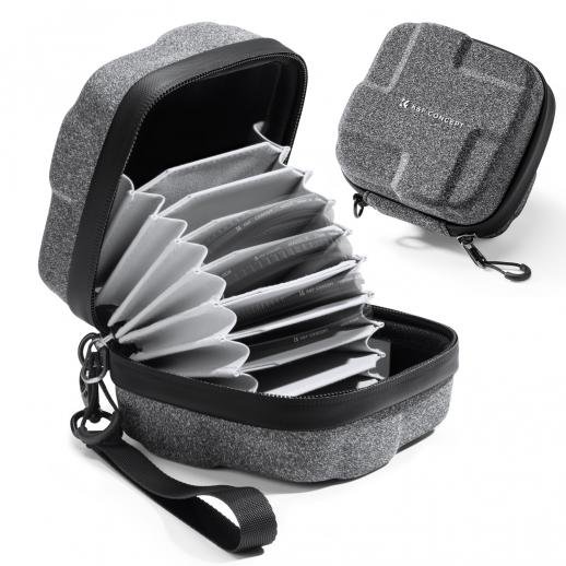 Distributor Lensa dan Aksesoris Fotografi Digital Pratama Retailindo K&F Concept 10 Pockets Hard Shell Lens Filter Bag Up to 82mm