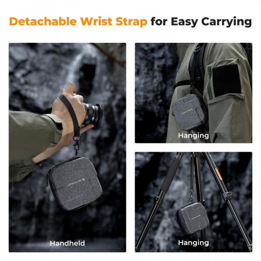 Distributor Lensa dan Aksesoris Fotografi Digital Pratama Retailindo K&F Concept 10 Pockets Hard Shell Lens Filter Bag Up to 82mm