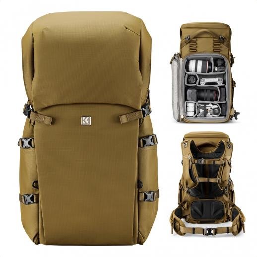 K&F Concept Camera Bag Backpack 40L Star Wander05 (champagne) Backpack 40L S05