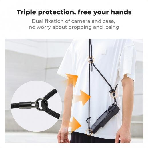 Distributor Lensa dan Aksesoris Fotografi Digital Pratama Retailindo K&F CONCEPT Necklace Strap for Osmo Pocket 3 - Multifunctional Hanging Rope for Smartphones