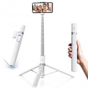 K&F Concept Self Open Selfie Stick - Selfie Stick Tripod with Rechargeable Bluetooth Remote Control