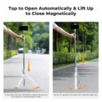 K&F Concept Self Open Selfie Stick - Selfie Stick Tripod with Rechargeable Bluetooth Remote Control