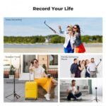 K&F Concept Selfie Stick - Auto Open & Close Phone Tripod Stand 360° Rotatable Selfie Stick with 9 Button Bluetooth Remote