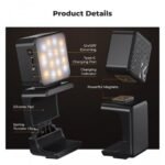K&F Concept Magnetic Mini Light for DJI Osmo Pocket 3 - 1W USB C Rechargeable Auxiliary LED Fill Lighting