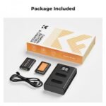 K&F Concept 2-Pack NP-BX1 Battery and Charger Set