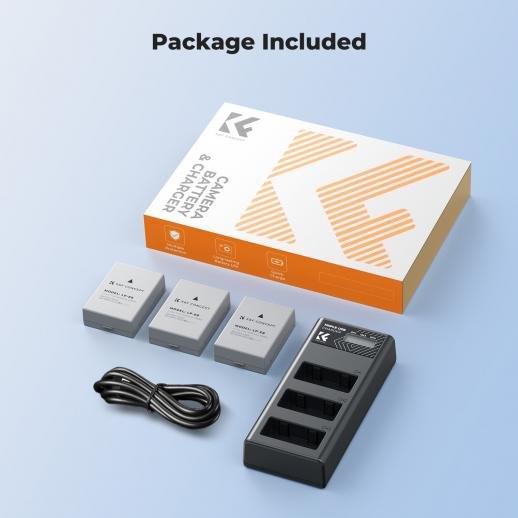 K&F Concept Camera battery LP-E8 1200mAh