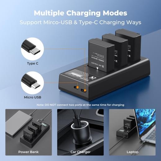 K&F Concept Camera battery EN-EL14 1050mAh