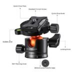 K&F Tripod 32mm Metal Tripod Ball Head 360 Degree Rotating Panoramic with 1/4 inch