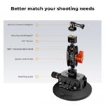 K&F Concept Tripod 4.5" Suction Cup Camera Mount with Double Ball Head Magic Arm