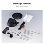K&F Concept Tripod 4.5" Suction Cup Camera Mount with Double Ball Head Magic Arm