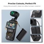 K&F Concept Pocket 3 Silicone Protective Case Set Screen Protector Lens Film Screen Film Suitable for DJI OSMO Pocket 3 Creator Combination Accessories