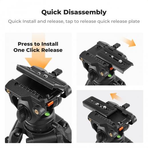 K&F Concept Tripod Ball Head BV40