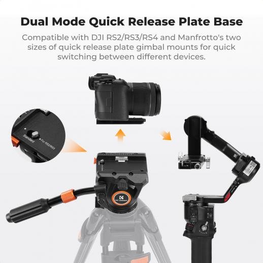 K&F Concept Tripod Ball Head BV40
