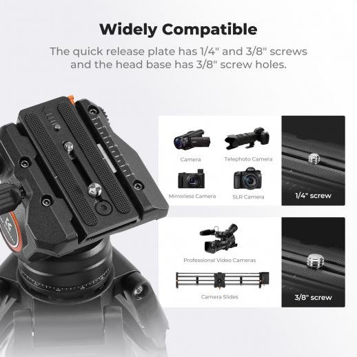 K&F Concept Tripod Ball Head BV40