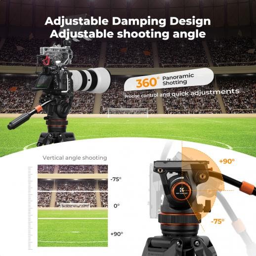 K&F Concept Tripod Ball Head BV60