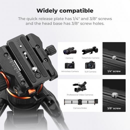 K&F Concept Tripod Ball Head BV60