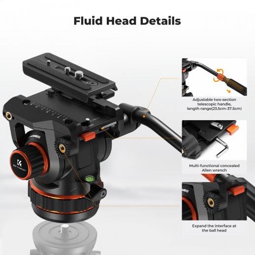 K&F Concept Tripod Ball Head BV60
