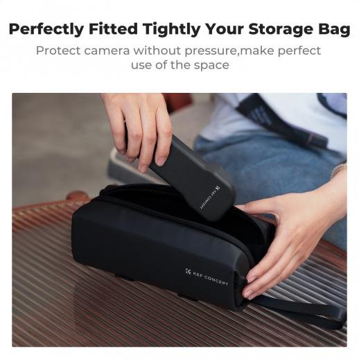 Distributor Lensa dan Aksesoris Fotografi Digital Pratama Retailindo K&F Concept Gimbal Protective Cover Lid Compatible with DJI Osmo Pocket 3 Creator Combo, Portable Hard Case with Soft Lining, Pocket 3 Accessories