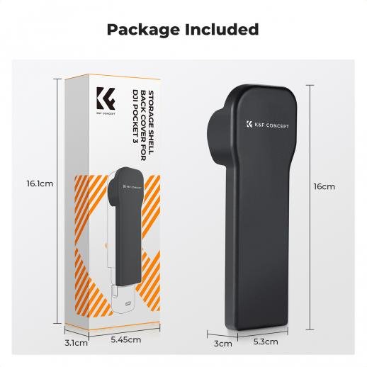 Distributor Lensa dan Aksesoris Fotografi Digital Pratama Retailindo K&F Concept Gimbal Protective Cover Lid Compatible with DJI Osmo Pocket 3 Creator Combo, Portable Hard Case with Soft Lining, Pocket 3 Accessories