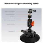 K&F Concept 6" Suction Cup Camera Mount with Magic Arm