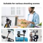 K&F Concept Dual Ball Heads Magic Arm, Articulating Mini Magic Arm with 1/4"-20 Screw