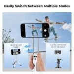 K&F Concept Magnetic Phone Tripod Stand (Silver)