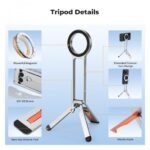 K&F Concept Magnetic Phone Tripod Stand (Silver)