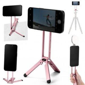 K&F Concept Magnetic Phone Tripod Stand (Pink)