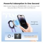 K&F Concept Magnetic Phone Tripod Stand (Purple)