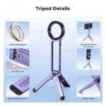 K&F Concept Magnetic Phone Tripod Stand (Purple)
