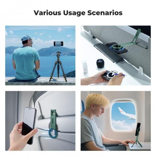 K&F Concept Magnetic Phone Tripod Stand (Green)