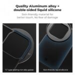 K&F Concept Filter 67mm universal screw port 6.7-inch iPhone Magsafe metal double-sided magnetic filter holder black (color box, CPE bag, thank you card, card)