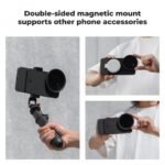 K&F Concept Filter 67mm universal screw port 6.7-inch iPhone Magsafe metal double-sided magnetic filter holder black (color box, CPE bag, thank you card, card)