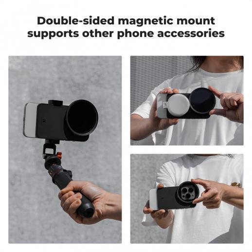 Distributor Lensa dan Aksesoris Fotografi Digital Pratama Retailindo K&F Concept 6.1 inch Magnetic Lens Filter Mount Adapter Compatible with iPhone and 67mm Threaded Filters