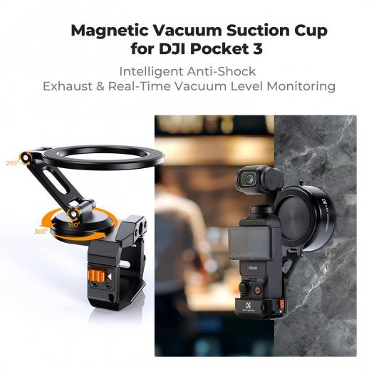 K&F Concept Electric Vaccum Mount for DJI Osmo Pocket 3