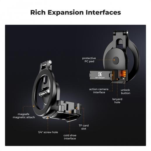 K&F Concept Electric Vaccum Mount for DJI Osmo Pocket 3
