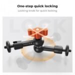 6 Magic Arm Kit 1/4 Screw 360° Ballhead Articulating Mini Arm Mount for Monitor, LED Light, Webcam