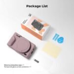 K&F Concept Canon G7X III Silicone Protective Case with Screen Protector Set Anti-Scratch Shockproof Soft Skin Purple