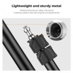 K&F Concept 37-90cm C-Clamp Desktop Stand with Ball Head, Light Stand Adapter, and Phone Holder