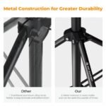 K&F Concept Light Stand for Photography 9.1ft/2.8M Portable Extendable Photo Video Tripod Stand