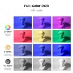 K&F CONCEPT RGB Video Light - 5000mAh Portable Camera Light
