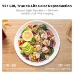 K&F CONCEPT RGB Video Light - 5000mAh Portable Camera Light