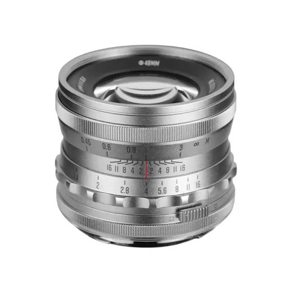 Brightin Star Lens MF 35mm F1.4 XF Silver Full-Frame